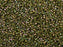 Miyuki 11/0 Olive Opaque AB Gold Luster Delica Seed Bead, 2.5-Inch Tube