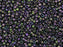 Miyuki 11/0 Iris Matte Purple/Green Delica Seed Beads 2.5-Inch Tube