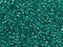 Miyuki 11/0 Trans Tropical Teal Delica Seed Beads 2.5-Inch Tube