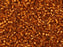 Miyuki 11/0 Trans Silver Lined Burnt Orange Delica Seed Beads 2.5-Inch Tube