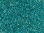 Miyuki 11/0 Fancy-Lined Teal Delica Seed Beads, 2.5-Inch Tube