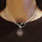 20mm Silver Plated Jewelry Carabiner with Rhinestone Lock Clasp or Pendant