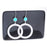 50mm Hoop with Top Loop Acrylic Component Set - Pearl White (1 Pair)