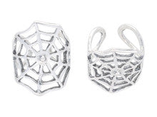 Sterling Silver Spider Web Earring Cuff