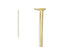 1.5-Inch Satin Hamilton Gold-Plated Head Pin - 24 Gauge (10 Pieces)