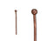 2-Inch Antique Copper-Plated 2mm Ball Head Pin - 20 Gauge (10 Pieces)