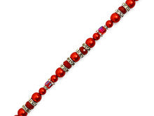 Jesse James Beads Limited Edition Fiery Red Pantone Bead Strand