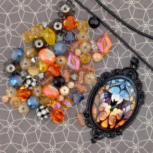 Jesse James Beads Halloween Beaded Necklace Kit - Batty Baddie