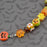 Jesse James Beads Autumnal Lampwork Glass Bead Strand - The Great Pumpkin
