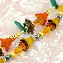 Jesse James Beads Autumnal Glass Bead Strand Duo - Harvest Blooms