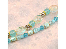 Jesse James Beads Glass Bead Strand Duo in Waterfalls & Rain