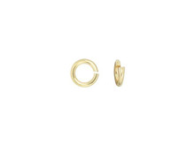 Gold-Filled 14K/20 3mm 24 Gauge Precision Cut Jump Ring (20 Pieces)