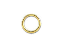 Gold-Filled 14K/20 Closed Jump Ring, 0.76x5mm (5 Pieces)