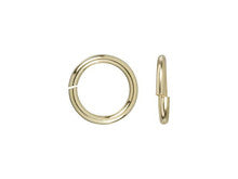 Gold-Filled 14K/20 6mm 20.5 gauge Open Round Jump Ring (5 Pieces)