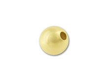 Gold-Filled 14K/20 5mm Round Seamless Bead with 1.4mm Hole (5 Pieces)