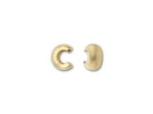 14K/20 Gold-Filled 2.5mm Crimp Covers (10 Pieces)