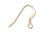 Gold-Filled 14K/20 Flat Earwire with Coil (2 Pieces)