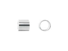 Sterling Silver 3 x 3mm Crimp Tube (10 Pieces)