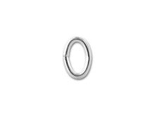 Sterling Silver Oval Jump Ring 3.0x4.6mm, 21 gauge (20 Pieces)