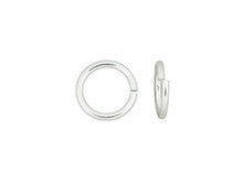 Sterling Silver 19 Gauge 5mm Precision Cut Open Jump Ring (10 Pieces)