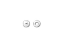 Sterling Silver 1.8mm Round Crimp Bead (20 Pieces)