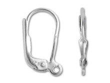 Sterling Silver Teardrop Lever-back Earrings (2 Pieces)