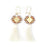 Jewelry Kit, Liotrivi Reversible Earring Set, Gold and Cream from Lisa's Bead Designs - Limited Edition