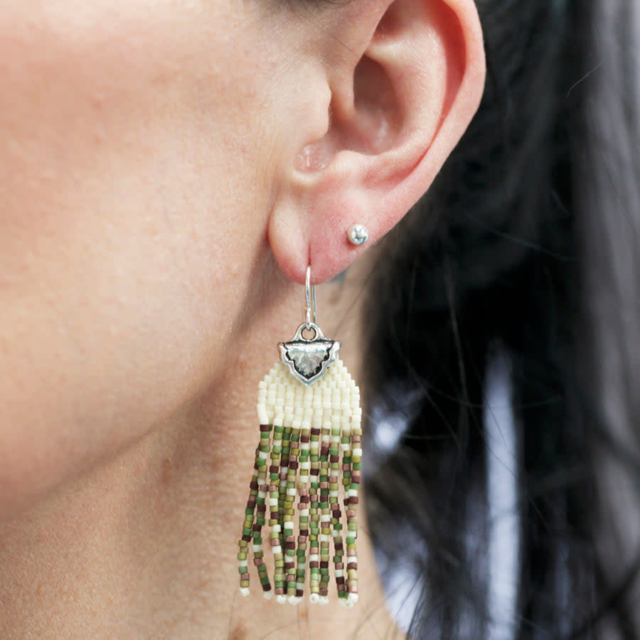 The Arcadia Fringe Earrings - Sweater Weather