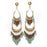 18mm Mini U-Shaped Hammered Metal Component in Gold Plating from the Global Collection (1 Pair)