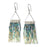 Jewelry Kit, Cleopatra Fringe Gemstone Earring Set, Silver and Azurite - Limited Edition