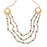 Mahal 3 Layer Adjustable Necklace Kit - Golden Stoneware - Limited Edition