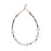 Limited Edition Crystal Quartz Nugget with Gemstones and Hematite Beads Necklace Kit -  Dendritic Black Opal and Gold