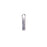 Alphabet Pendant, Letter "I" 8.5mm, Silver Plated (1 Piece)