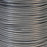 Leather Cord USA Metallic Grey Round Leather Cord, 2mm (Yard)
