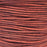 Leather Cord USA Natural Turkey Red Round Leather Cord, 0.5mm (Yard)