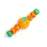 Orange Pumpkin Patch Glass Lampwork Bead Set