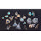 12mm Round Faux Turquoise Charms from the Global Collection - Gold Plated (1 Pair)