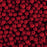 PRECIOSA Czech Glass Bead Strand 4mm, Velvet Cherry