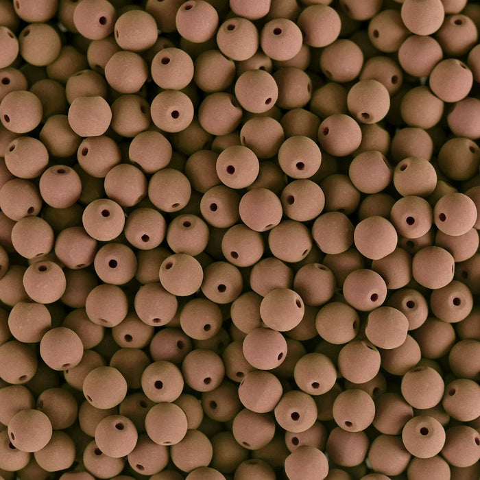 PRECIOSA Czech Glass Bead Strand 4mm, Velvet Cocoa