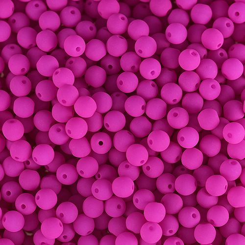 PRECIOSA Czech Glass Bead Strand 4mm, Velvet Fuchsia