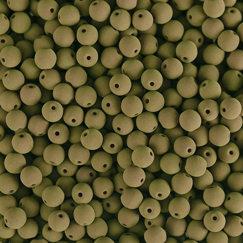 PRECIOSA Czech Glass Bead Strand 4mm, Velvet Khaki
