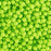 PRECIOSA Czech Glass Bead Strand 4mm, Velvet Neon Lime