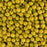 PRECIOSA Czech Glass Bead Strand 4mm, Velvet Yellow Green