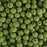 PRECIOSA Czech Glass Bead Strand 6mm, Velvet Khaki