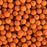 PRECIOSA Czech Glass Bead Strand 6mm, Velvet Orange