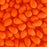 PRECIOSA Czech Glass Drop Bead Strand 6x9mm, Velvet Neon Orange