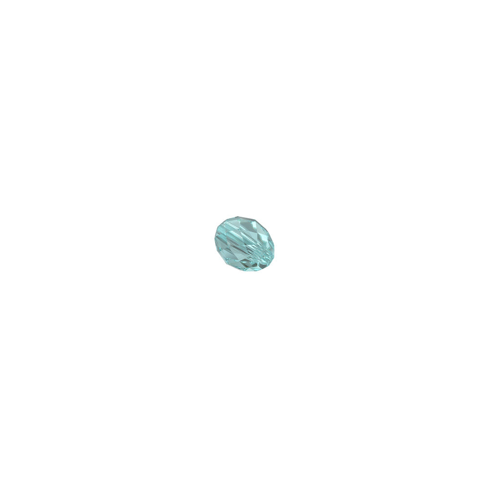 PRESTIGE Crystal, #5044 Olive Bead 5x4mm, Aquamarine (1 Piece)
