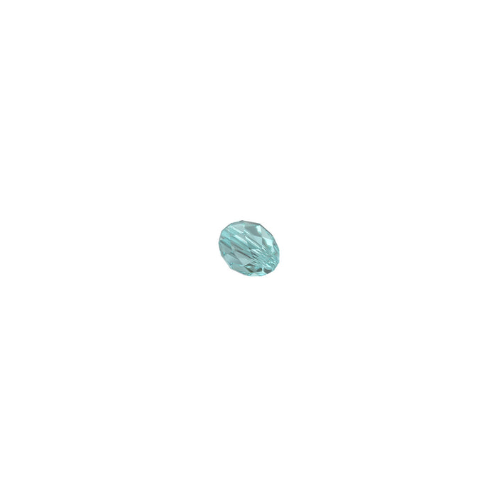 PRESTIGE Crystal, #5044 Olive Bead 5x4mm, Aquamarine (1 Piece)