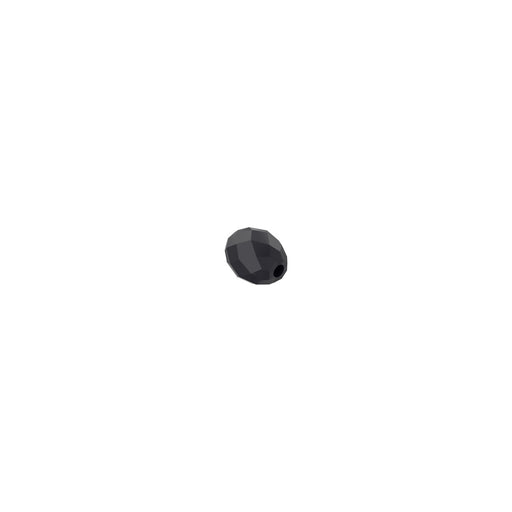 PRESTIGE Crystal, #5044 Olive Bead 5x4mm, Jet (1 Piece)
