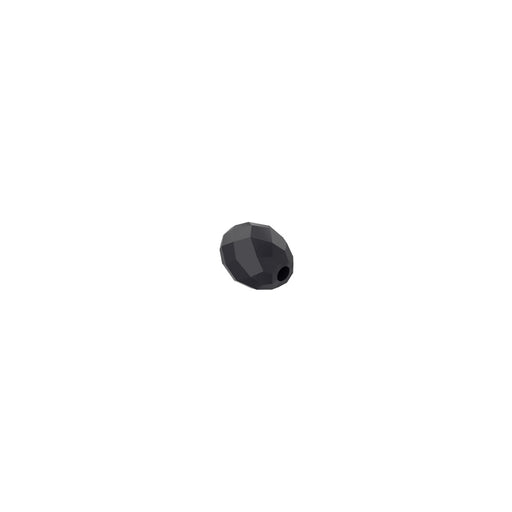 PRESTIGE Crystal, #5044 Olive Bead 7x6mm, Jet (1 Piece)